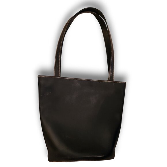 El Caballo Spanish Black Leather Shoulder Bag - Picture 2 of 15